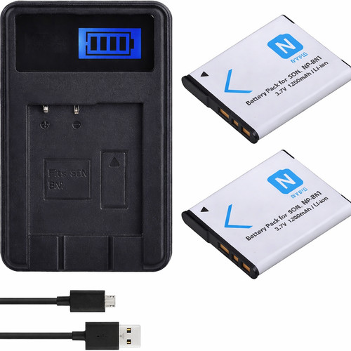 Battery charger for - &, sony
